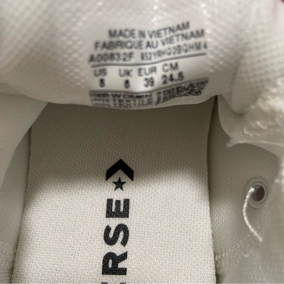 Converse All Star White Canvas Sneakers - Picture 10 of 14